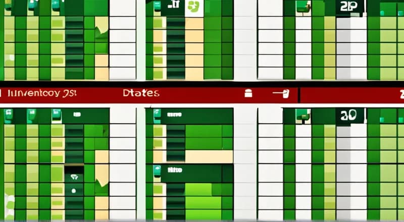 如何实现Excel进销存系统中日期的联动？