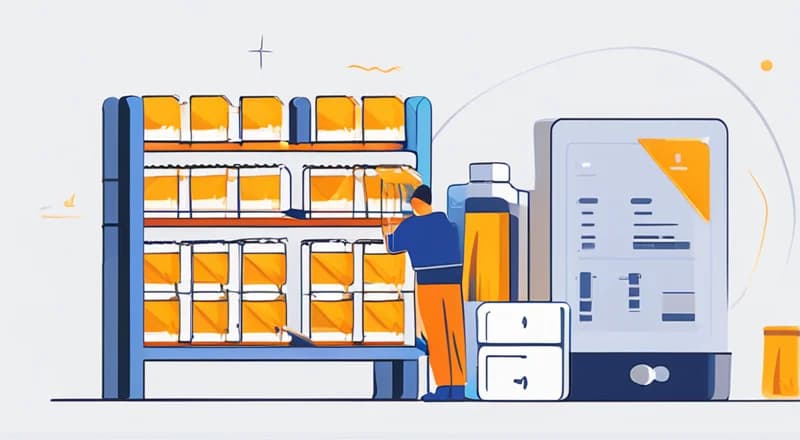 如何通过图片清晰地展示螺丝的进销存管理流程？