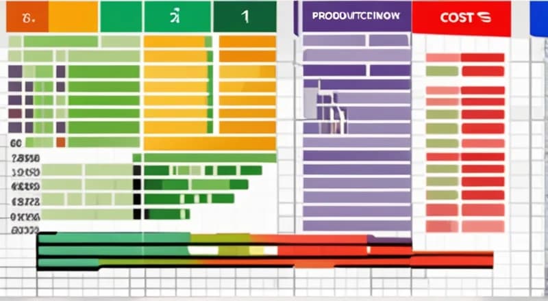 如何使用Excel表格来制作生产成本报表？