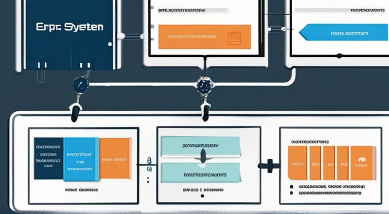 如何设计和制作ERP系统的功能框图？