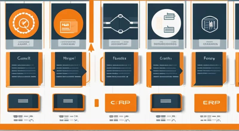 如何制作ERP系统的功能对比图？