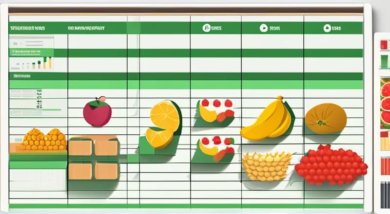 如何高效地创建和使用卖水果的进销存表格？