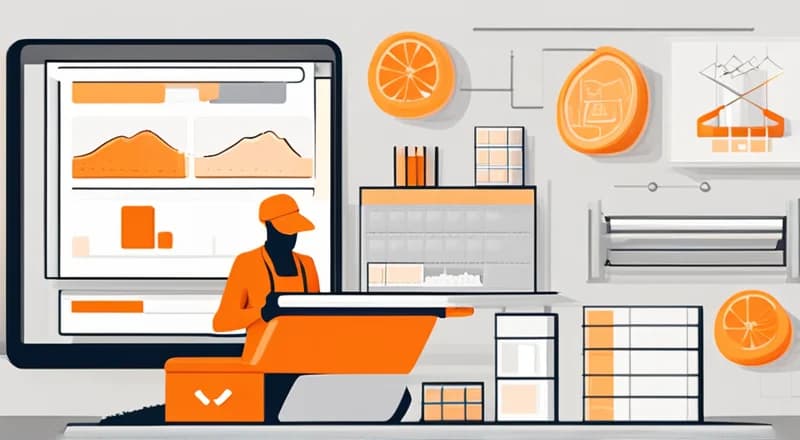 如何有效管理橙子的进销存并进行下单销售？