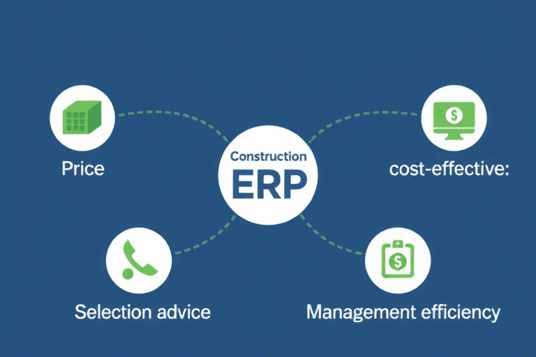 如何确定施工ERP系统的合适价格？施工企业如何选择性价比高的ERP系统