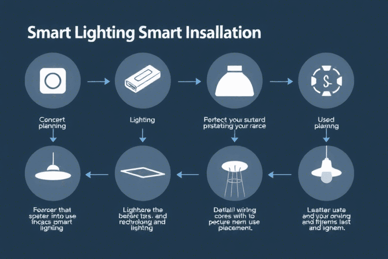 如何进行智能照明系统的施工？需要考虑哪些关键因素和步骤？
