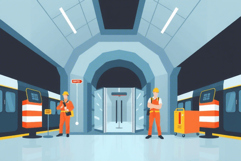 如何确保地铁门禁系统的施工质量与效率？