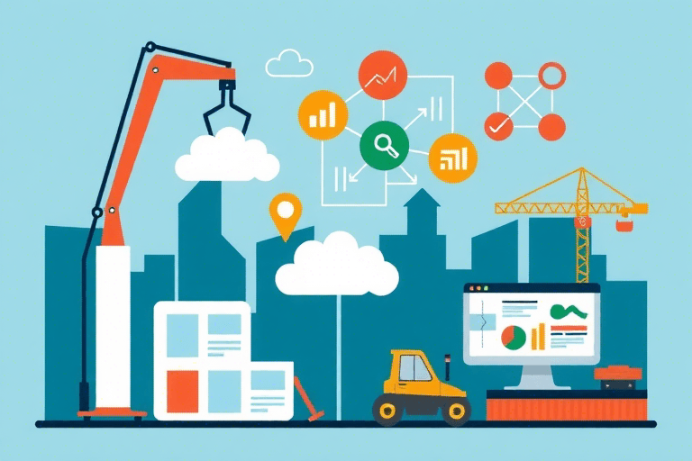 如何创建一个高效的施工动画系统？