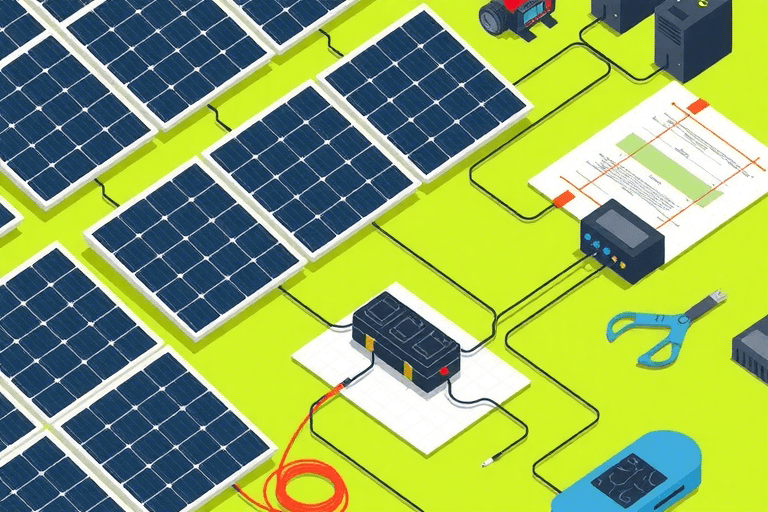 光伏发电系统施工技术如何确保高效与安全？