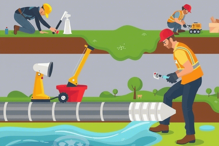 室外排水系统施工工序怎么做？施工步骤有哪些关键点？