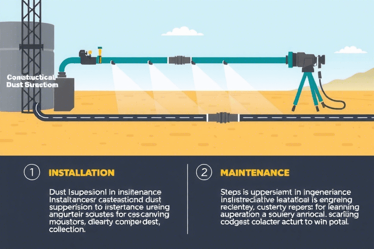 如何在现场施工中安装和使用喷洒系统？