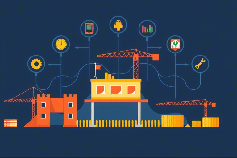 如何构建高效的施工状态监测系统？