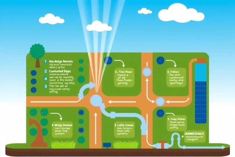 如何制定高效的绿化喷淋系统施工方案？