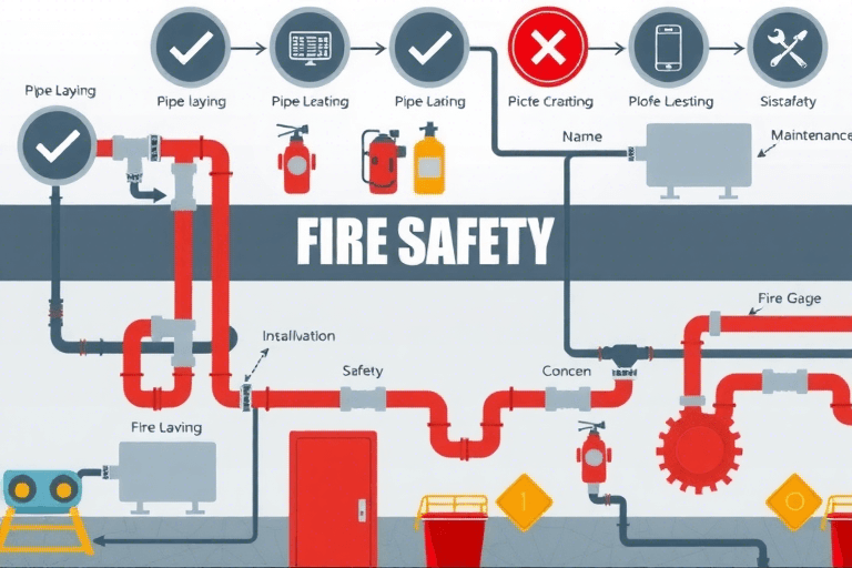 如何快速学会消防系统的施工步骤和注意事项？