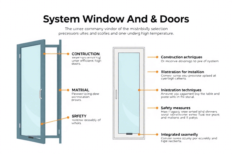 如何确保高温环境下系统门窗施工的质量与安全？