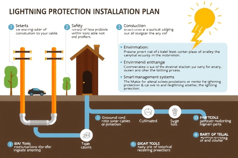 如何制定高效的防雷接地系统施工方案？