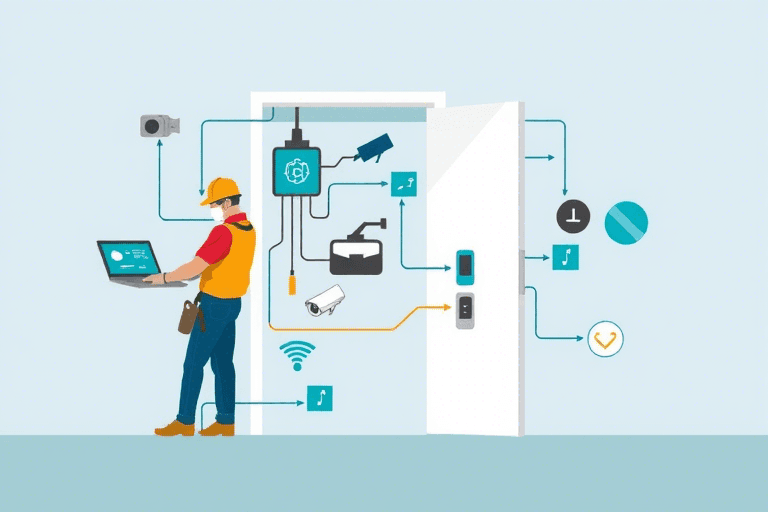 如何进行益阳门禁系统的施工？需要遵循哪些步骤和注意事项？