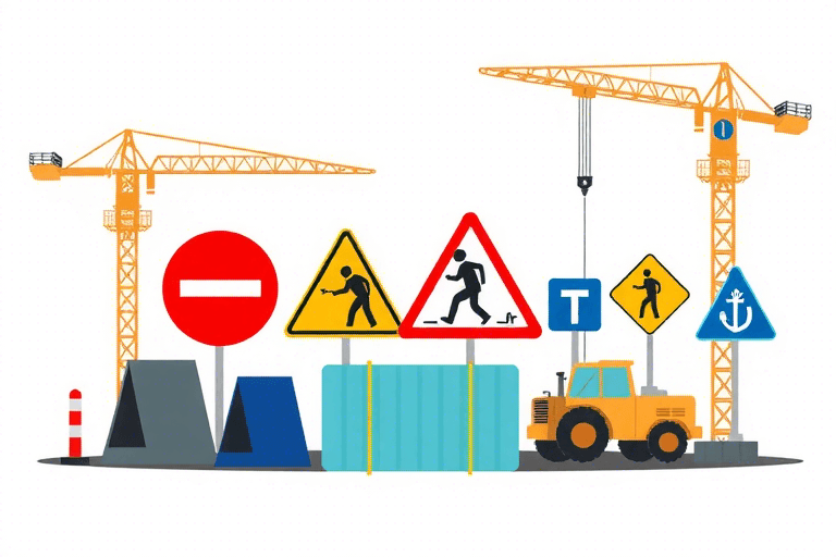 工地施工标识系统应该如何设计与实施才能确保安全和效率？