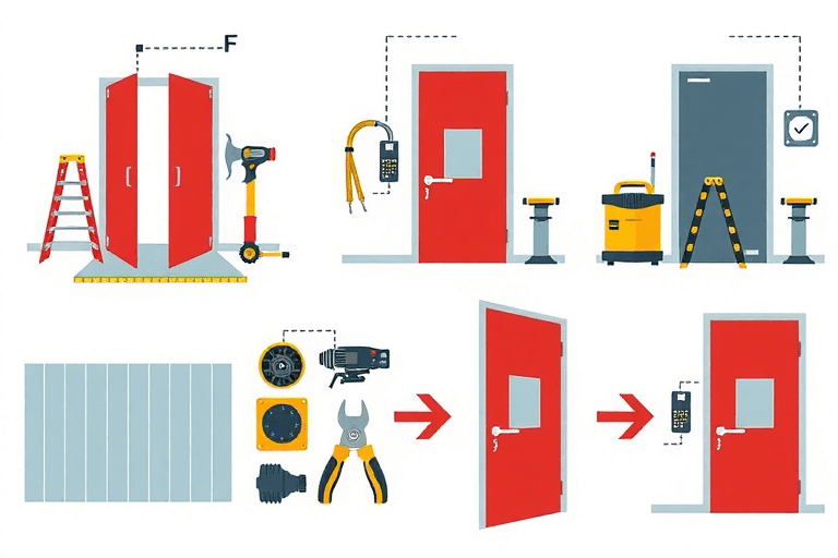 如何正确安装和配置防火门监控系统的步骤是什么？