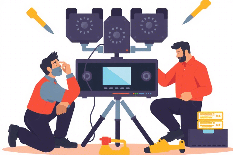 如何确保专业视频系统的正确安装和施工？