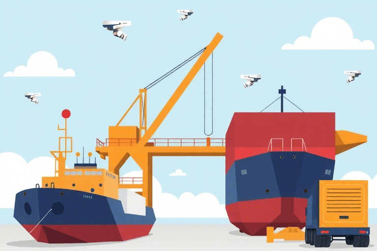 如何构建高效的码头施工监控系统？