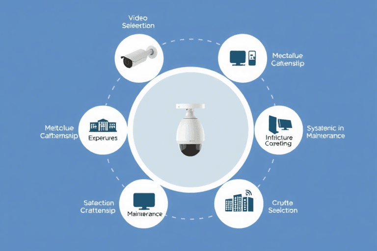 如何正确安装和调试视频监控系统的施工工艺是什么？