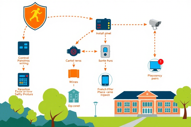 如何确保校园报警系统的顺利施工？