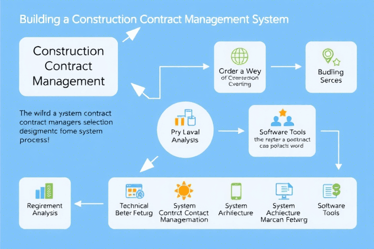如何构建一个高效的施工合同管理系统？