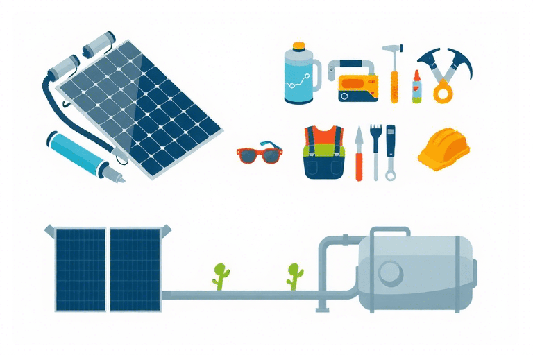 如何确保太阳能热水系统的安装施工顺利完成？