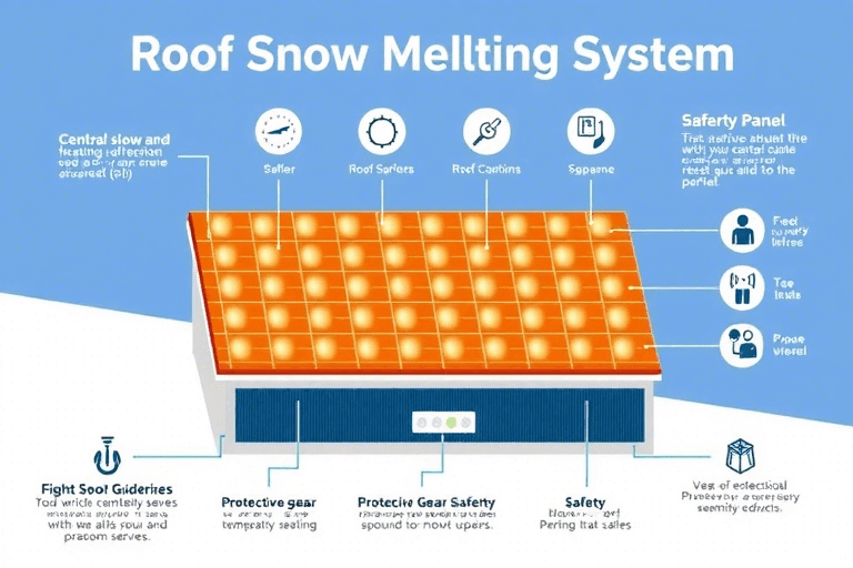如何确保屋面融雪系统的高效施工？