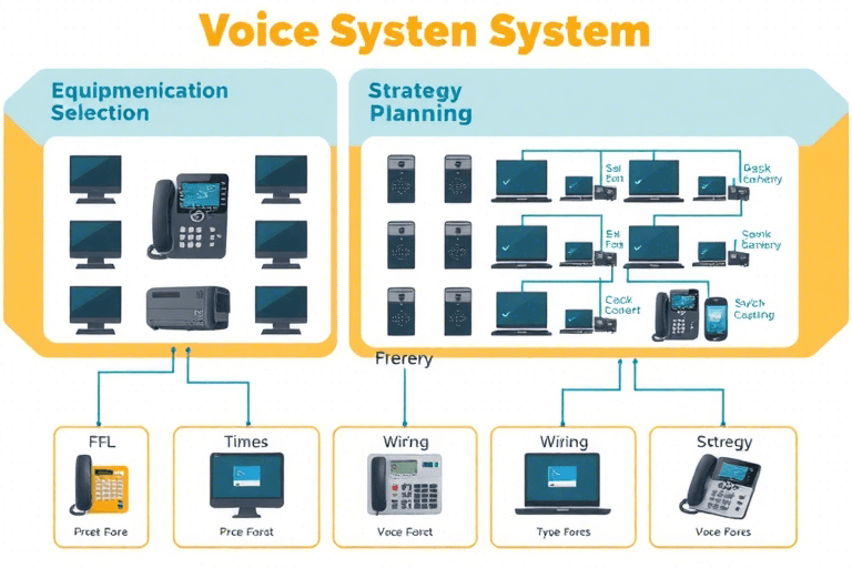 如何制定高效的语音通信系统施工方案？