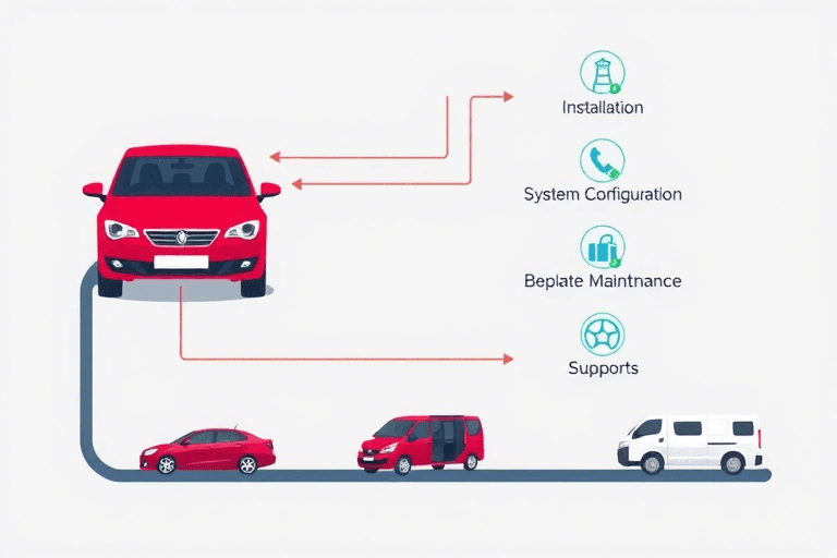 如何确保车牌识别系统的施工安装顺利进行？