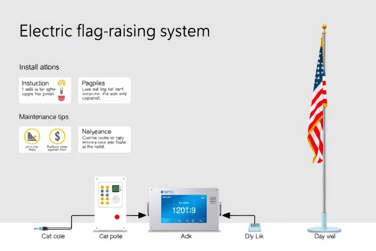 如何正确安装和维护电动升旗系统？