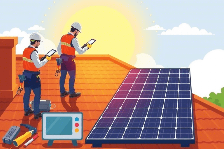 如何确保光伏发电系统的安装施工顺利进行？