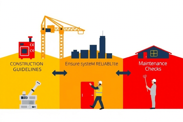 如何确保火灾报警系统的施工规范？施工过程中的关键步骤和标准是什么？
