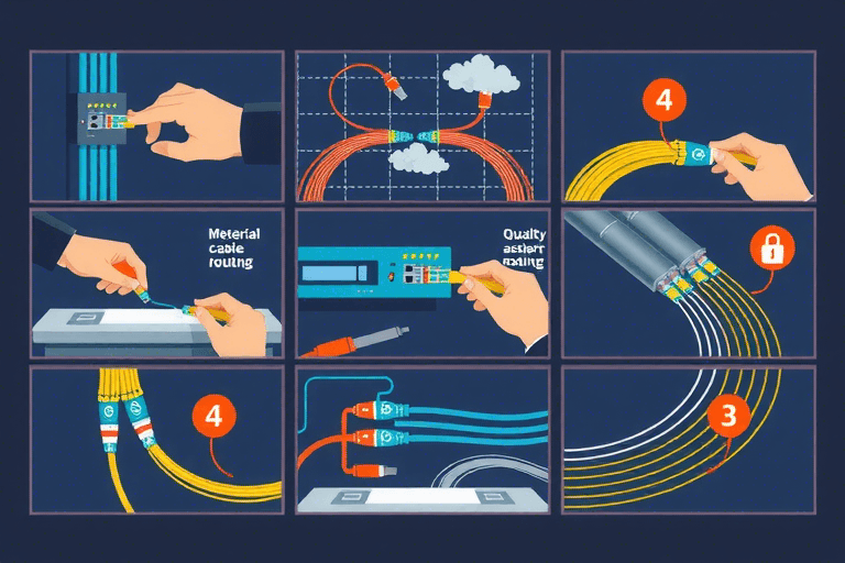 如何确保综合布线系统的施工质量？施工步骤与注意事项全解析