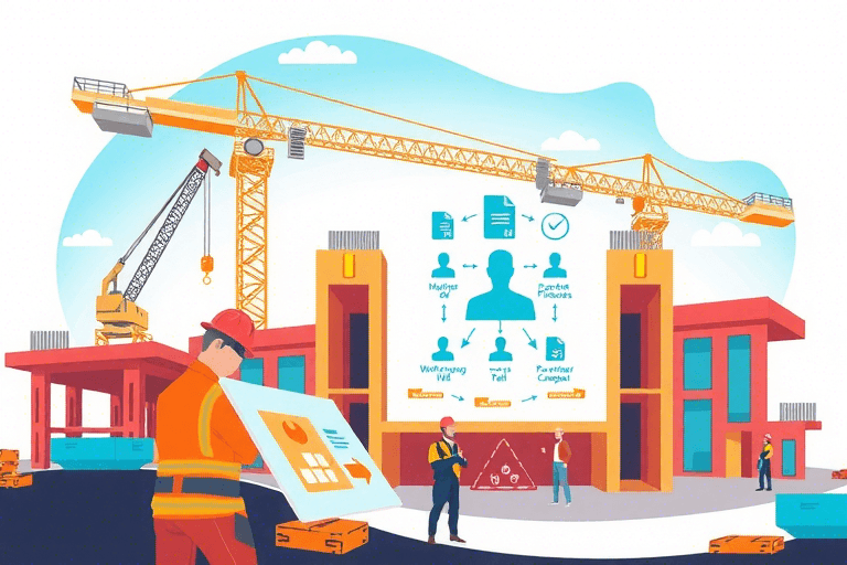 如何构建高效的施工现场管理系统？