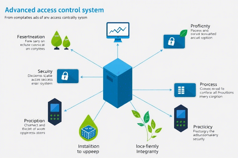 如何确保门禁系统的安装与施工过程顺利进行？