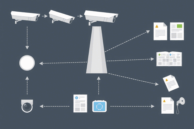 如何制作一份清晰易懂的监控系统施工流程图？