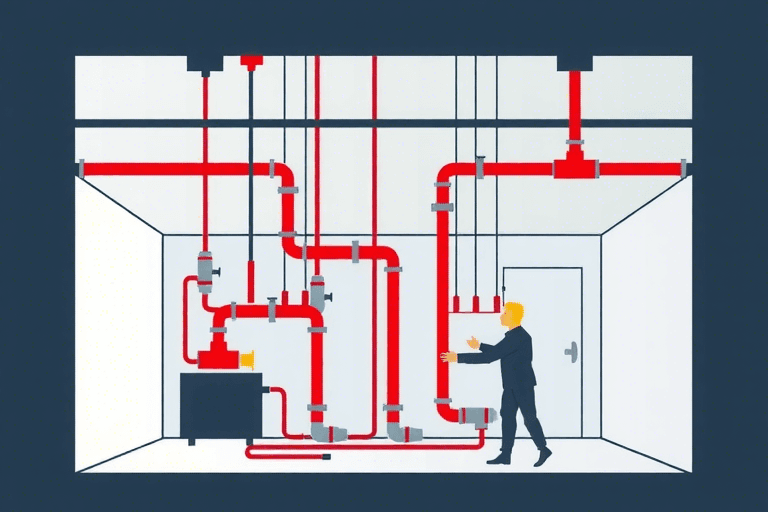 如何确保自动喷水灭火系统的施工和验收符合规范？