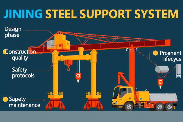 如何确保荆门钢支撑系统的施工质量与安全性？