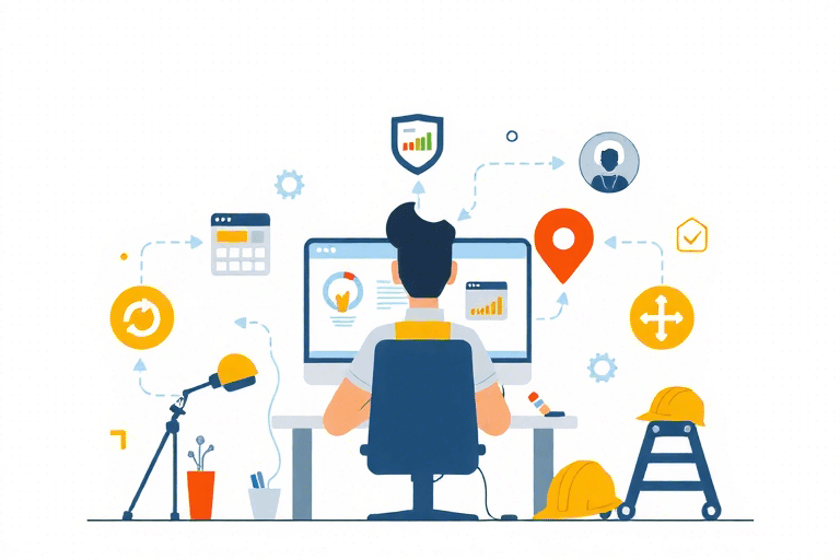 如何构建高效的施工工地管理系统？