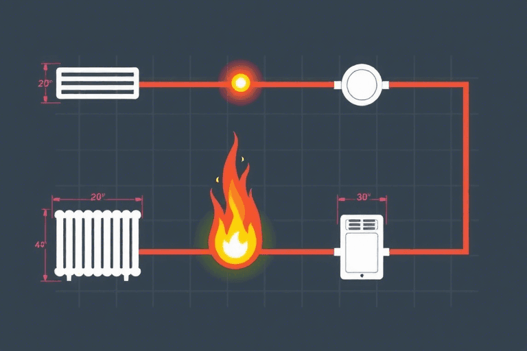 如何制作一份详细的暖气施工系统图？