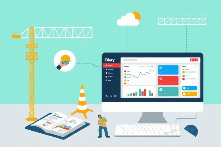 如何构建高效的施工日记管理系统？