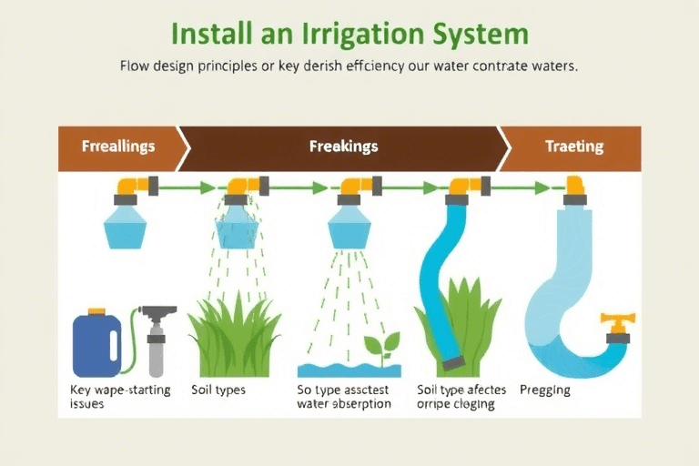 如何确保喷灌系统施工质量？关键步骤和注意事项有哪些？