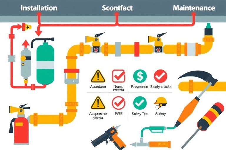 如何确保干粉灭火系统施工及验收规范得到正确实施？