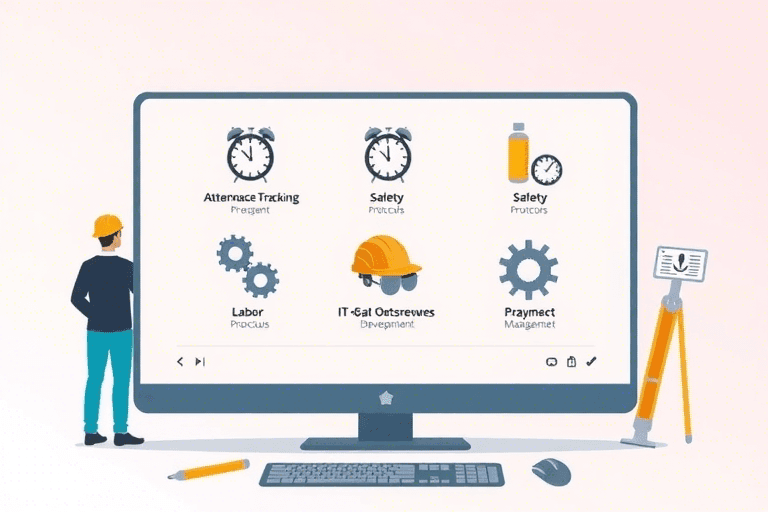 如何设计一个高效的施工现场劳务管理系统图？