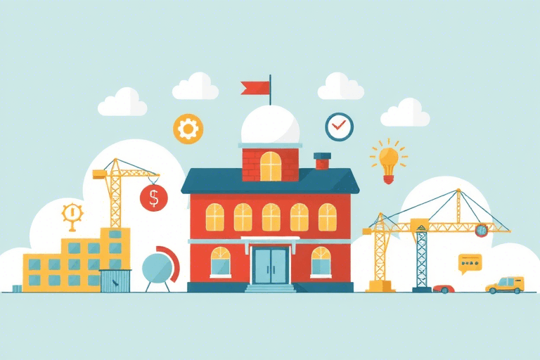 如何高效进行教学与管理系统的施工组织？