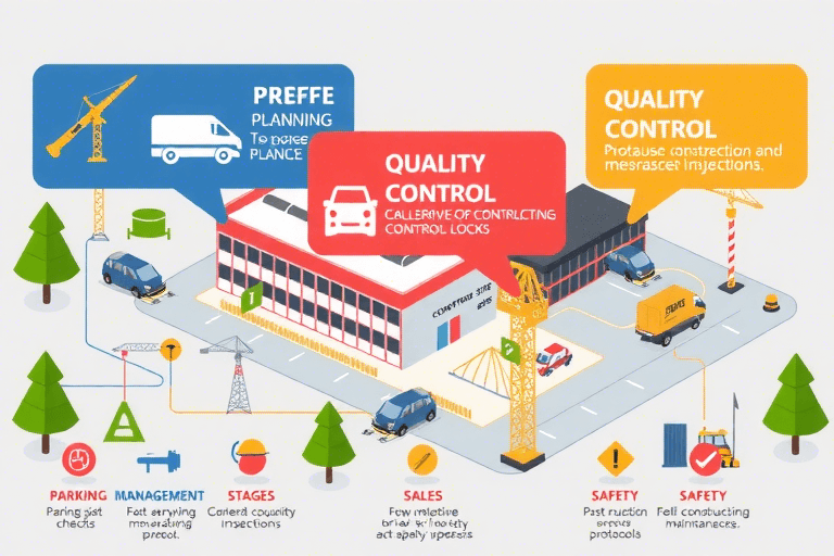 如何高效管理停车系统施工现场？施工流程和注意事项详解