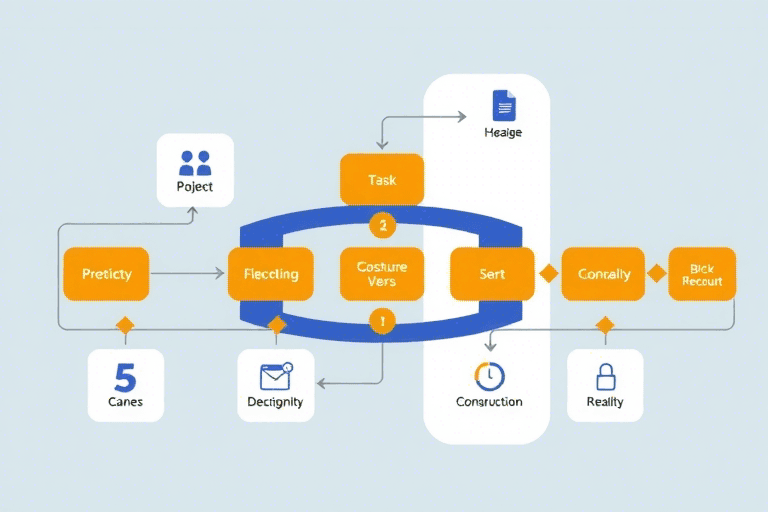 如何设计高效的施工现场管理系统图？
