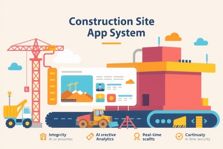 如何设计和开发一款高效的施工现场管理APP系统？